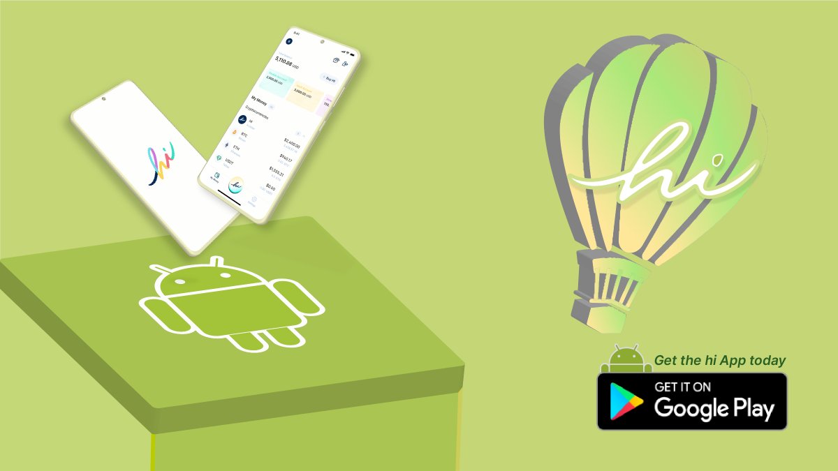 The Official hi App is now available for BOTH Android and iOS users! 📲  Buy, Earn & Send Crypto - hassle-free 😌 👉🏻 Android  https://t.co/WgevNCr8bz 👉🏻 iOS https://t.co/s38iM1Ig9b Download the App  now!