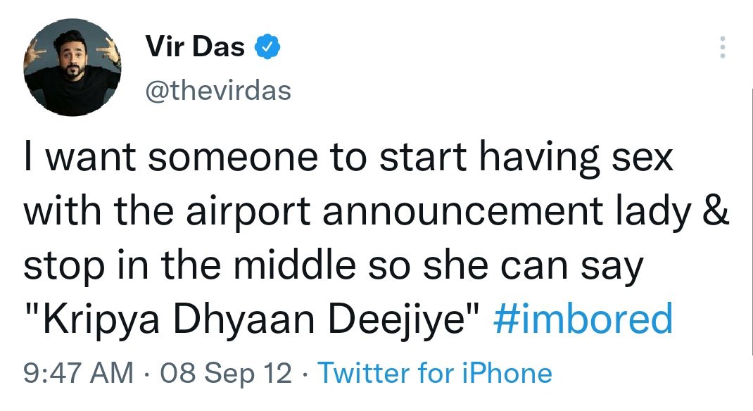 ShefVaidya's tweet photo. Why did you delete these tweets and run away squealing like a pig @thevirdas https://t.co/luXbEUrn6b