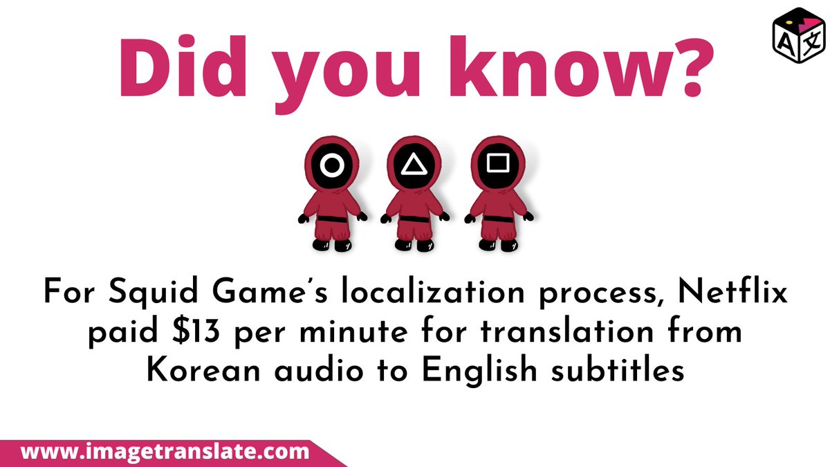 imagetranslate's tweet photo. It seems Squid Game has a place in every current-events conversation. Even Live events faced Squid Game‘s localization challenges.
Source:
@multilingualmag
#translate #localization #translation #Translateimage #SquidGame #SquidGameToken #SquidGames #localisation #freelance https://t.co/rsfmNOvdYh