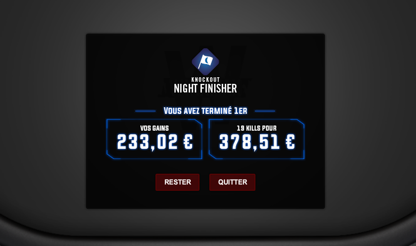 ngba3287's tweet photo. 🏅Victoire🏅sur le #NightFinisher🍀#Winamax
La 3ème Victoire en 39 participations 😳
#Xeester #OpenCards https://t.co/6PxOGCFNip