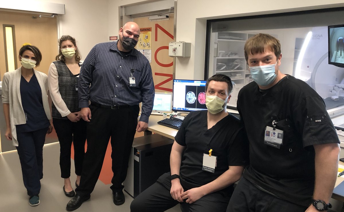 Advancing #Molecular #Imaging <a href="/OHSURadiology/">OHSU Radiology</a> <a href="/OHSU_NucMed/">OHSU Nuclear Medicine and Molecular Imaging</a> <a href="/OHSUNews/">OHSU News</a> with a Successful Day of #braintumor #GBM clinical &amp; research PET/MRI. Thank you to our #patients. <a href="/AB_NucMed/">Adam Brown, MBA, NMTCB(CNMT)(CT)(PET),RT(N)</a> <a href="/NadineMallak/">Nadine Mallak, MD</a> @BreedOHSU <a href="/ErikMittraMD/">Erik Mittra, MD, PhD</a> <a href="/OHSUNeurorad/">OHSU Neuroradiology</a> <a href="/OHSUKnight/">OHSU Knight Cancer Institute</a> <a href="/OHSUBrain/">OHSU Brain Institute</a>
ohsu.edu/school-of-medi…