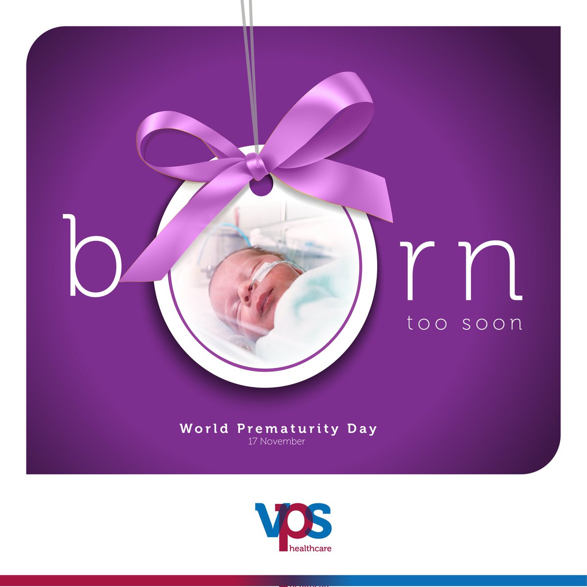 World Prematurity Day 💜

Help us raise awareness of preterm birth. 
This is our chance to show our love and support to our little ones.
_
#Worldprematurityday2021 #VPSHealthcare #NICU #zeroseparation