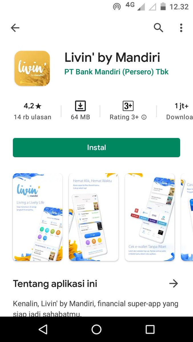 rewwaas's tweet photo. @mandiricare @bankmandiri sekarang jadi gini min Livin ? https://t.co/bNrqVHr7Uw