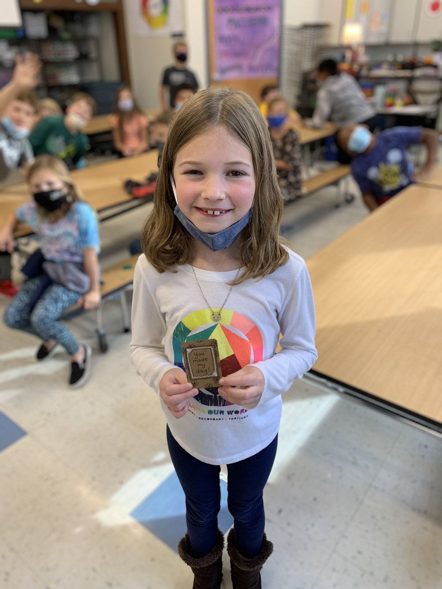 Congratulations to Reese! She received a *Hot Potato* today! 😊 Reese is always trying to make our art experience the best it can be!! I love how much she loves art! ~ Hey <a href="/LPSFranklinElem/">Franklin Elementary</a> Reese can’t hold on to this for too long🔥🥔!! ~ To whom will she pass this hot potato? 🤔