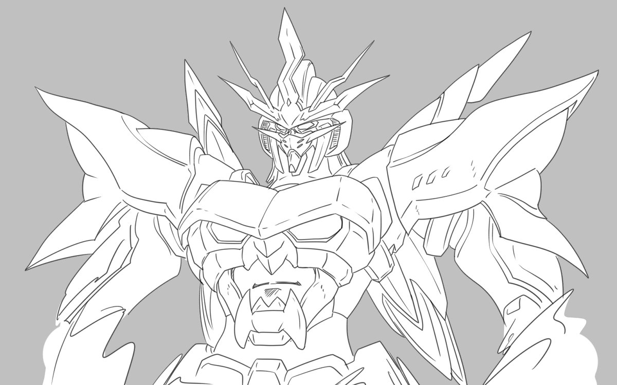 ガンダムタケミカヅチ ネオ茨城代表 #都道府県ガンダム 
県名記入ミスをしてしまったのでお詫びのバストアップ絵でご容赦下さい…… https://t.co/DKkTaZA6vv 