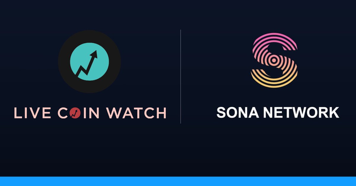 Sona Network x Live Coin Watch

We are happy to announce that #SONA token has been on Live Coin Watch

livecoinwatch.com/price/SonaNetw…

#NFT #Defi #Sonanetwork
#SONA #Binance #BSC