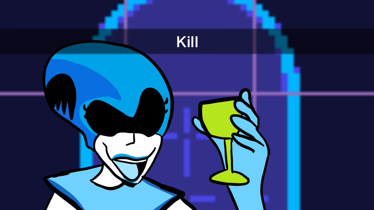 TheSkechy's tweet photo. Kill meme but it’s the queen #deltarune #DeltaruneChapter2 #meme #snapchatmeme #deltarunequeen https://t.co/egJhDcFckr
