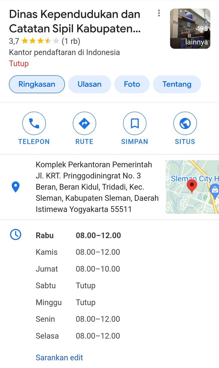 Jam pelayanan kantor pemerintah kok dari jam 8-12, bahkan jam 8-10. Lawak.