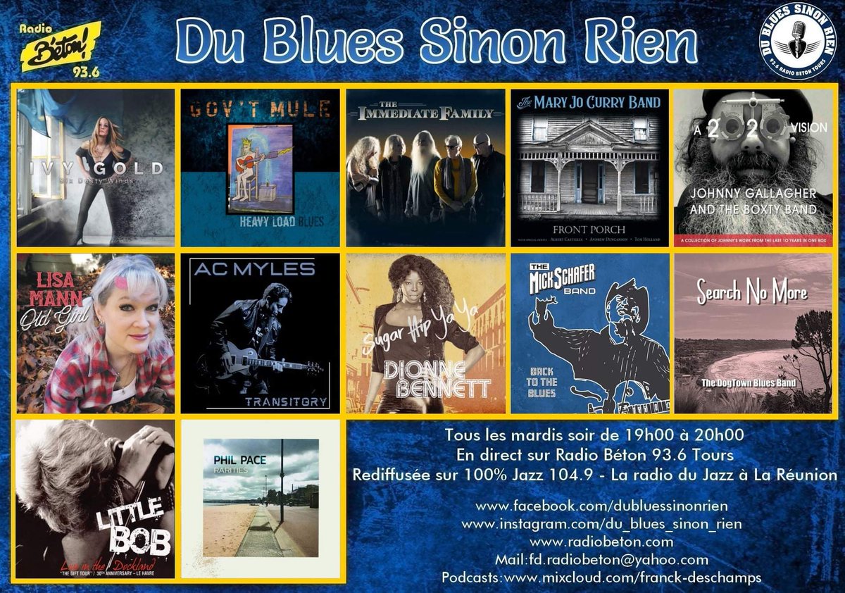Thanks to Du Blues Sinon Rien for playing The DogTown Blues Band.