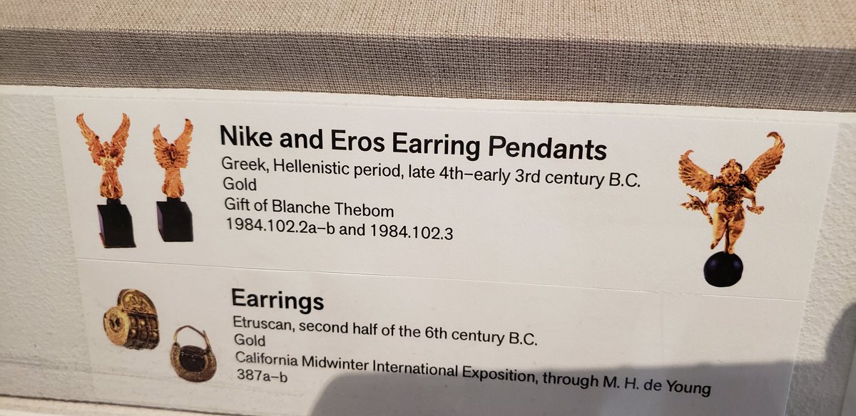 Ritterton's tweet photo. Psst @NiketheGoddes @ColorsAndStones
#GreekGold
#AbcientJewelry
@legionofhonor #LegionofHonor https://t.co/uvkSMaPXP4