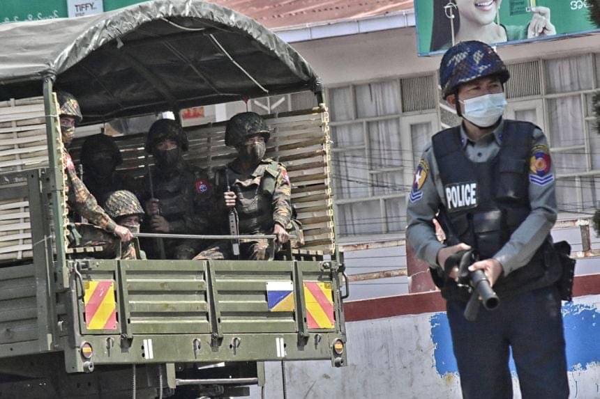 Thet1391's tweet photo. SAC&amp;BGF shot dead 2 Grade6 girls on the motor while returning from school on Nov 16.SAC stormed a cottage hospital in FalamTaung village&amp;destroyed medicines,equipments&amp;motos.SAC planted landmines&amp;abducted civilians. #Nov17Coup #WhatsHappeningInMyanmar https://t.co/ZaNOXAHG1p