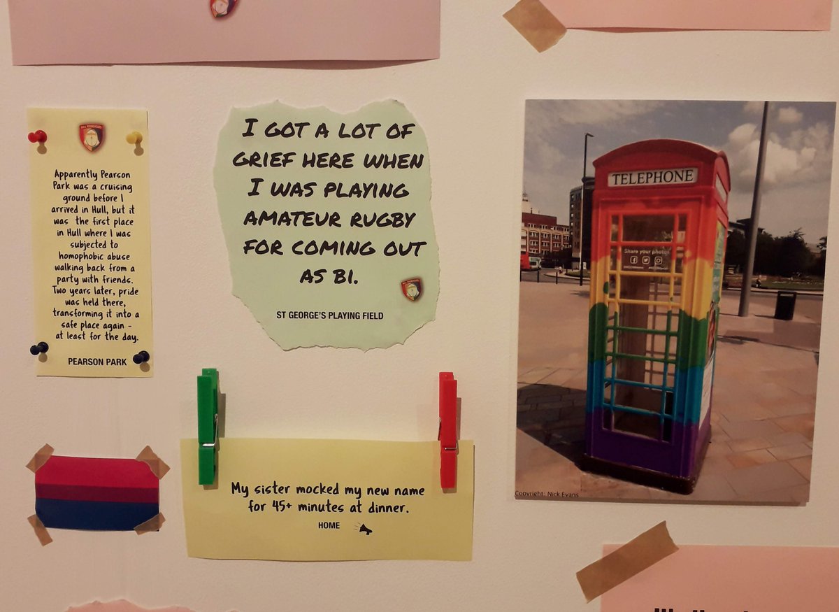 This #TransAwarenessWeek we are very fortunate to have the excellent #PrideInOurCity exhibition at the <a href="/HullFerens/">Ferens Art Gallery</a> in Hull City Centre until 5 December 2021. Organised by @Ren_Field87 it showcases trans narratives and voices. #TAW #Hull <a href="/UniOfHull/">University of Hull</a> humbermuseums.com/projects/pride…