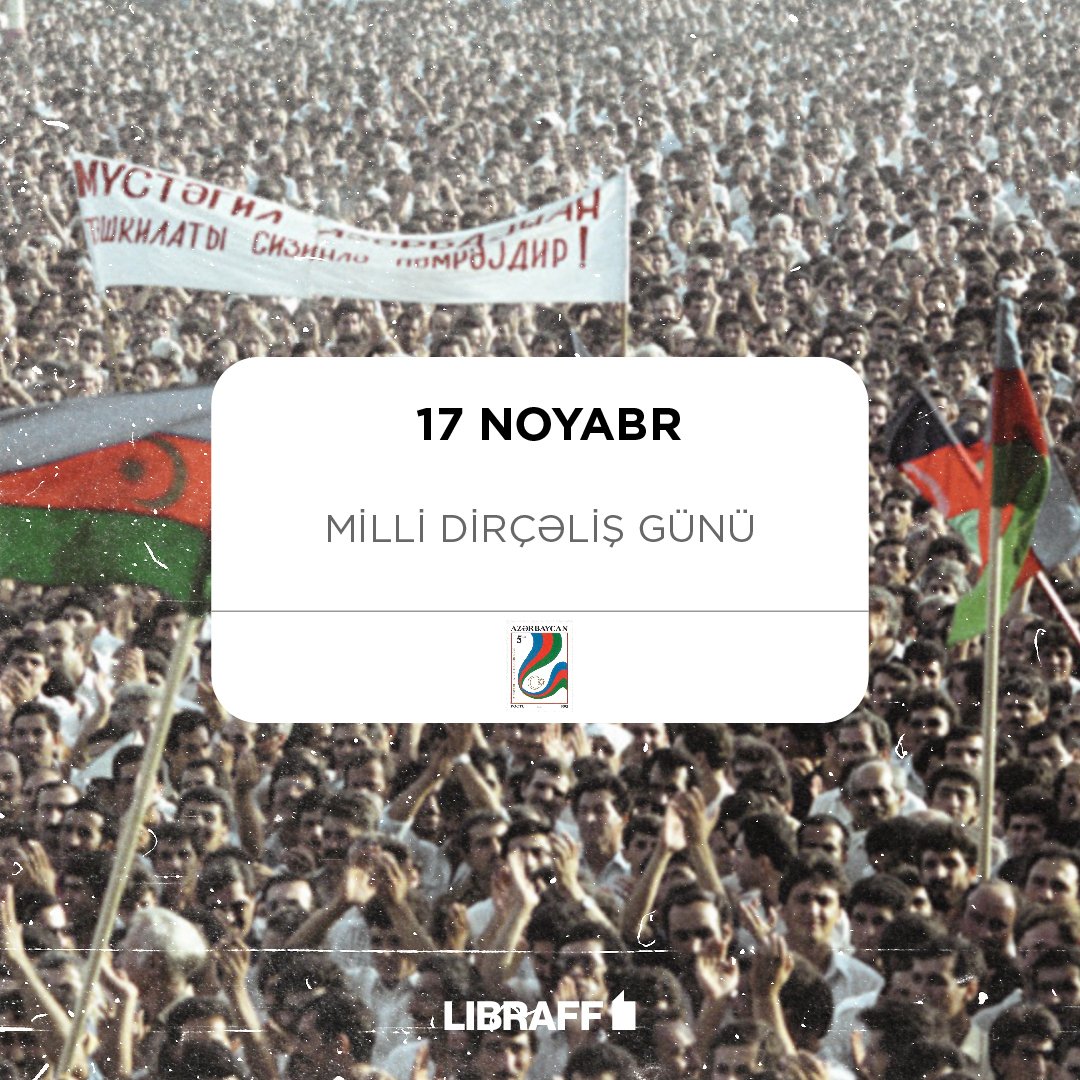 libraff_az's tweet photo. Milli Dirçəliş Günümüz mübarək!✊🇦🇿
#MilliDirçəlişGünü #LIBRAFF https://t.co/rbGH0oS3IR