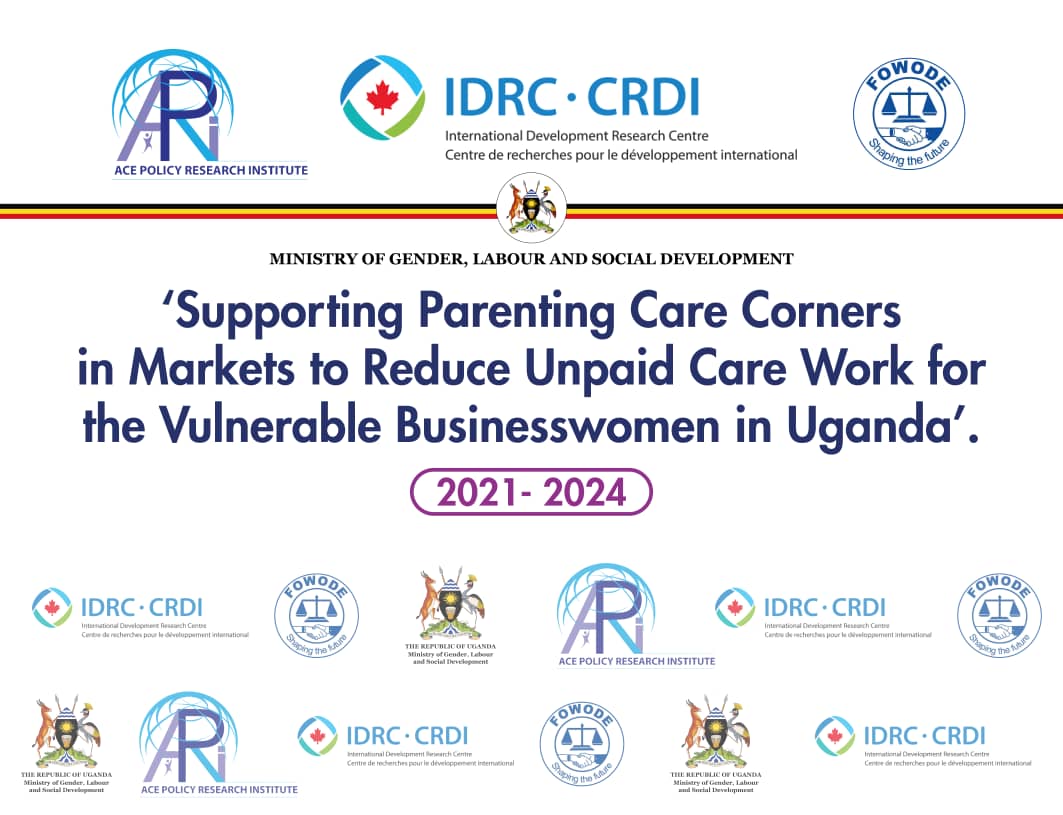 Supporting Parenting Care Corners in Markets to Reduce Unpaid Care Work for the Vulnerable Businesswomen in Uganda. #unpaidcarework #breaking_gender_norms