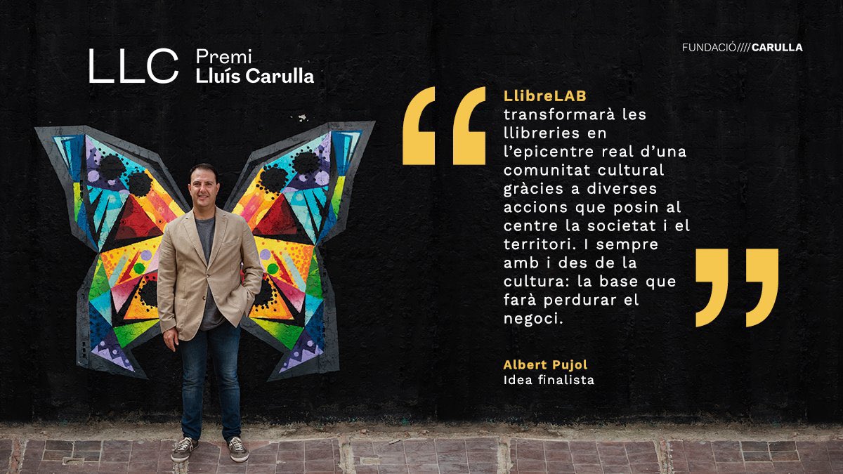 Després del pilot ebrenc de La Nit del Dis Mundial de les Llibreries 2021 volem donar les gràcies a la <a href="/FundacioCarulla/">Fundació Carulla</a> per donar-nos el suport i la confiança per tirar-lo endavant. Ara si que sabem que la idea Llibrelab és una realitat i en breu en veureu els primers resultats.