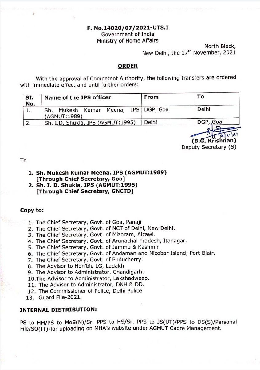 thegoanonline's tweet photo. Indra Dev Shukla who served through the ranks in Goa in the 1980s and '90s is new DGP of Goa.
#DgpGoa #GoaPolice
@DGP_Goa @spnorthgoa @goacm https://t.co/bBesPuzQY7