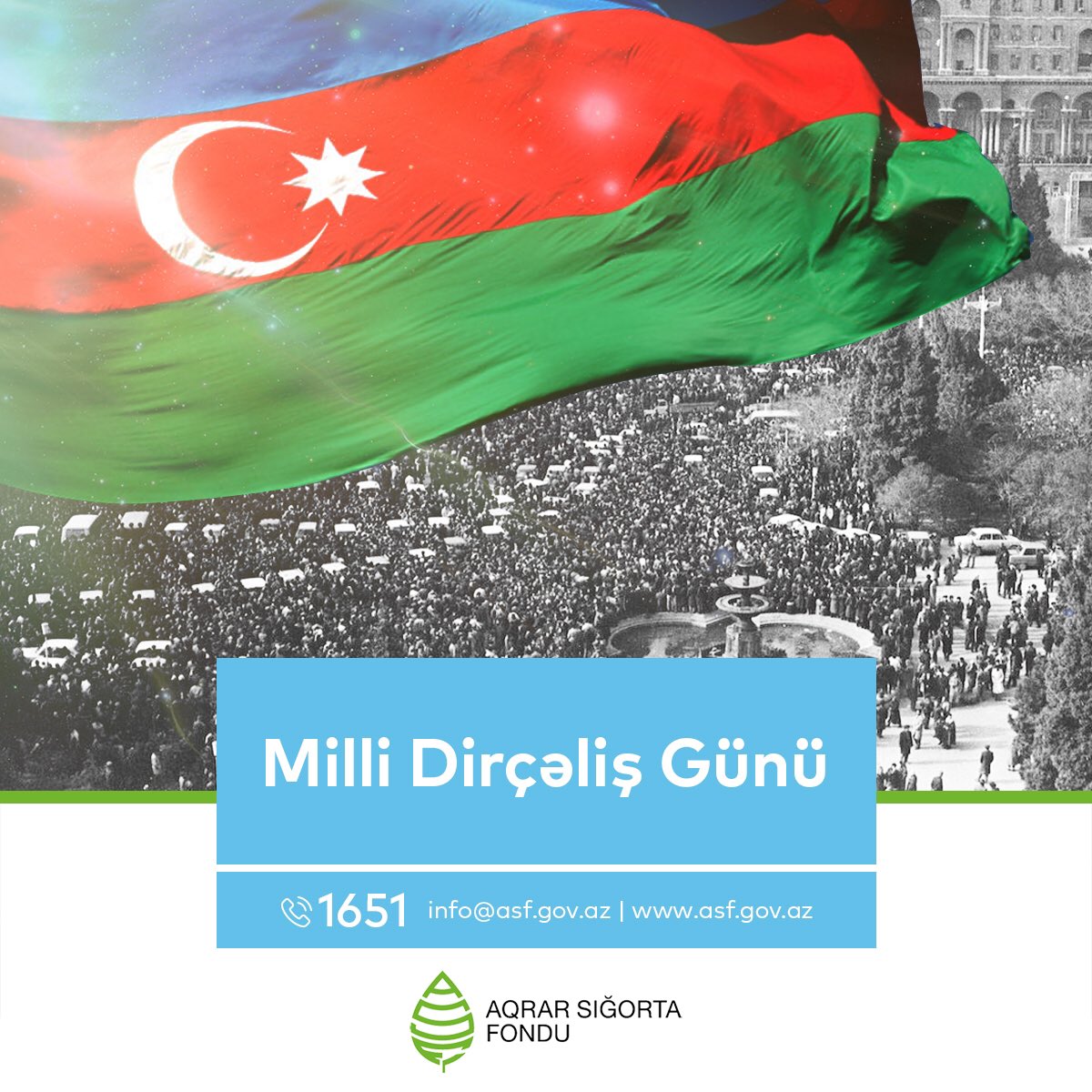 Bu gün haqq səsimizi dünyaya çatdırdığımız gündür. Xalqımızın birliyini və istiqlaliyyət naminə mücadiləsini təcəssüm etdirən Milli Dirçəliş günü münasibətilə hər birinizi təbrik edirik!
#millidirçəlişgünü