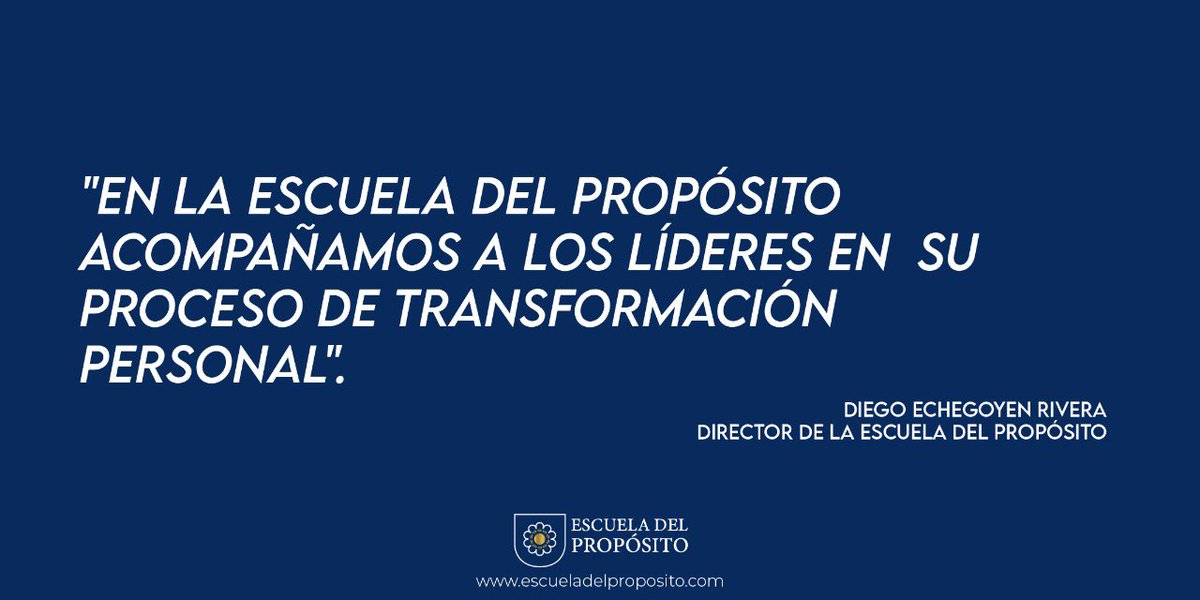 Escuela del Propósito tweet media