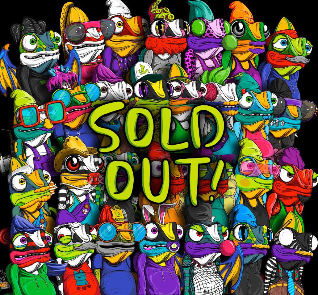 We are sold out! To celebrate I’m giving away 3 Chams!
1. Someone that currently follows me
2. Someone new that follows me
3. Someone who doesn’t own a Cham. 

Like, retweet,and tag 3 friends! 

Let’s go!
<a href="/Chameleon_NFT/">The Collective</a> <a href="/BeardedKsum/">BeardedKsum📍#H-Town</a> <a href="/MashBrettato/">MashBrettato</a> <a href="/zbush94/">Zach Bush</a> <a href="/Locust76710796/">NFT's Man</a>