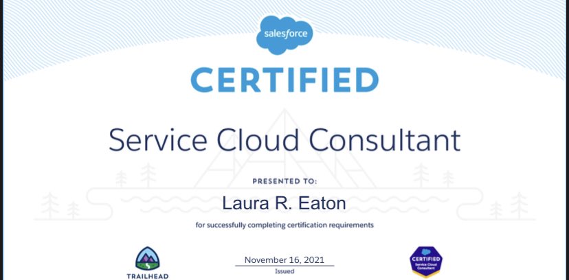 I did a thing!!!#trailblazercommunity  #salesforce #certification