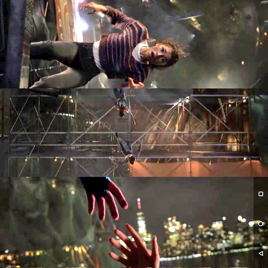 People gonna scream to death when Andrew gonna save Zendaya here. 🥳🥳🥳🥳 #SpiderMan #SpiderManNoWayHome