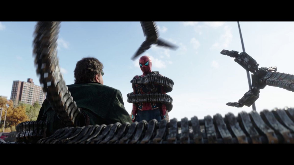 somosgeeksnews's tweet photo. Algunas escenas del segundo tráiler de #SpiderManNoWayHome 

¡Los 6 siniestros se miran brutales! https://t.co/c2R18cCX4U