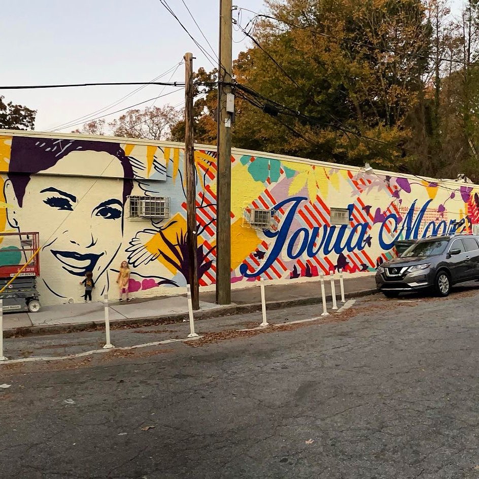 New #JovitaMoore mural on the south side of Bennetts 🔥🙏🏽