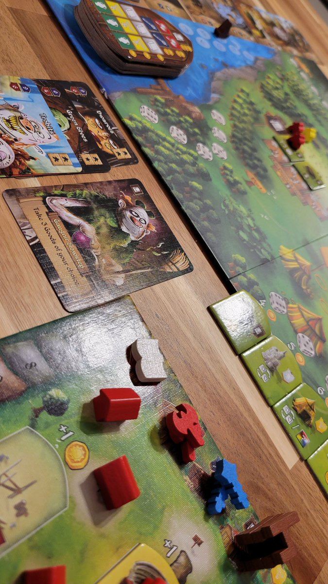 MeepleBits's tweet photo. Game night! From @FinalFrontierG, first play of Rise to Nobility. 

#boardgames https://t.co/blylzVjEjZ