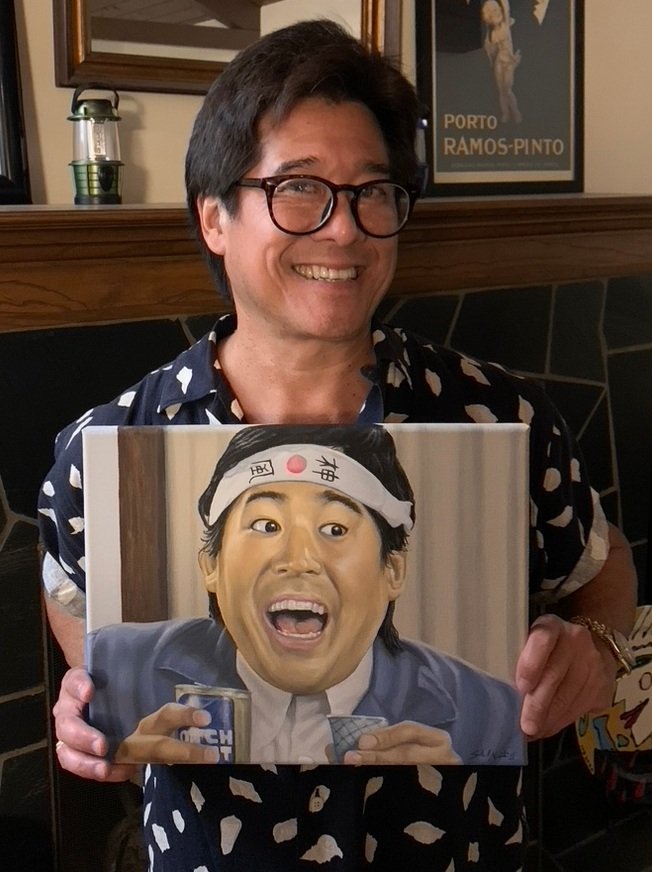 Nerds Rule! 
Especially the talented,smart and hilarious Brian Tochi aka Toshiro Takashi !
 stay tuned...more to come
#shadpaints  #revengeofthenerds #toshirotakashi #painting #portrait #briantochi #talented #smart #funny #actor #favorite #80s #80smovies #nerds #illdrinktothat