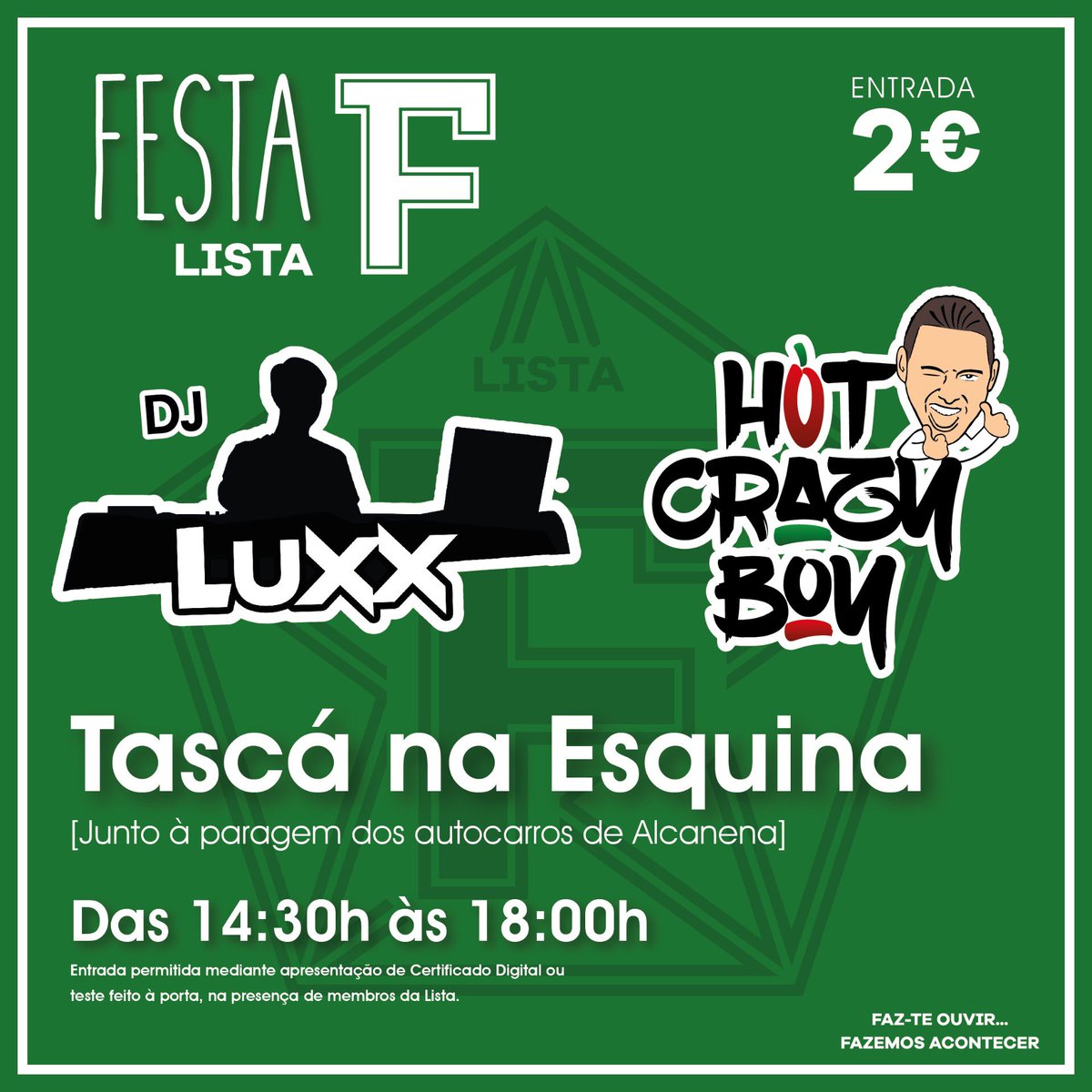aeF_esa's tweet photo. Não vais querer perder!!! 💚💚
Mais info no nosso Instagram
#VotaF
#fazemosacontecer
#fazteouvir
#juntossomosmaisfortes
#fazeroqueaindanaofoifeito
#familiaF https://t.co/w8ijyaLiUn
