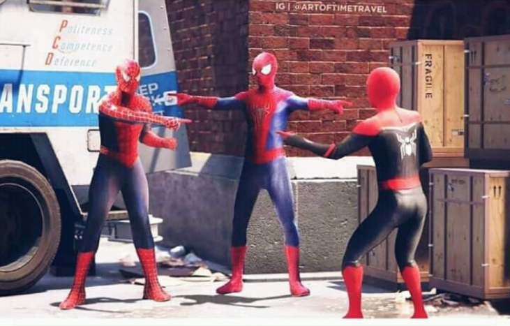 vShadowMen's tweet image. Si no sale una escena así no quiero nada. 😠 #SpiderManNoWayHome