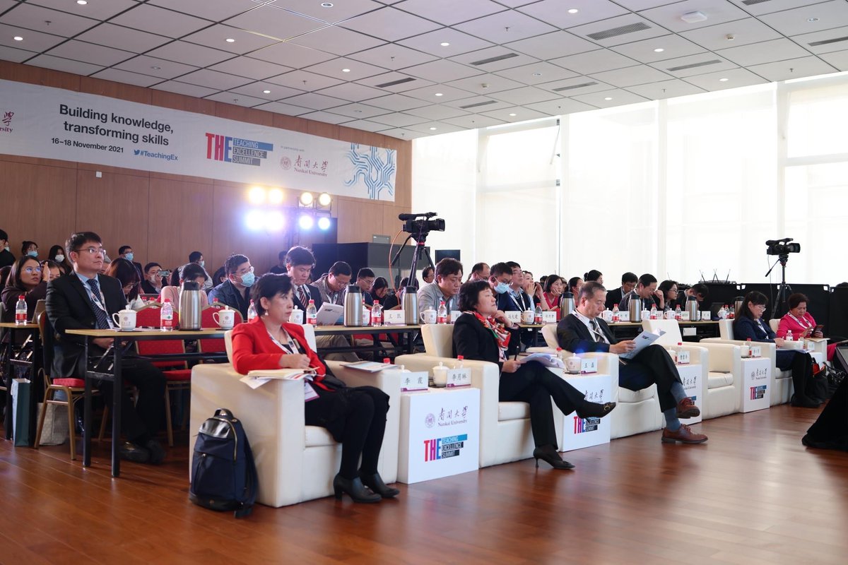 THEeventsglobal's tweet photo. Great to see the Nankai University community gathered to learn and share inspiration from the Teaching Excellence Summit.
It's such a shame we are not able to join you on Nankai University's beautiful campus. We hope to see you all very soon.
#TeachingEx https://t.co/qc7gIdRgQc