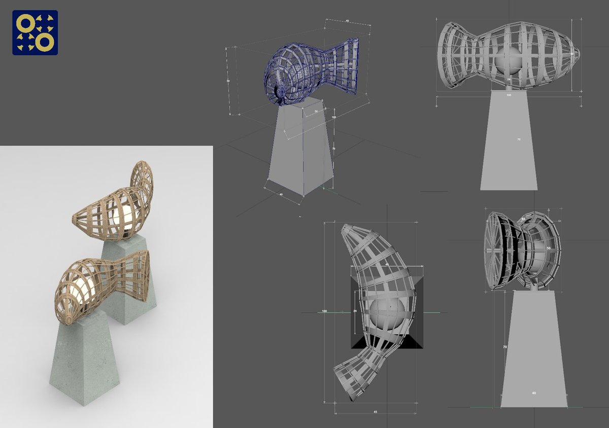 Fahladao1's tweet photo. Smell like fish after finished catching designing ideas of these light sculptures. 

#sculpture #lightart #lightingdesigner #lightingartist #oxxostudios #design #art #visualization https://t.co/Uq4Qt0yZcd