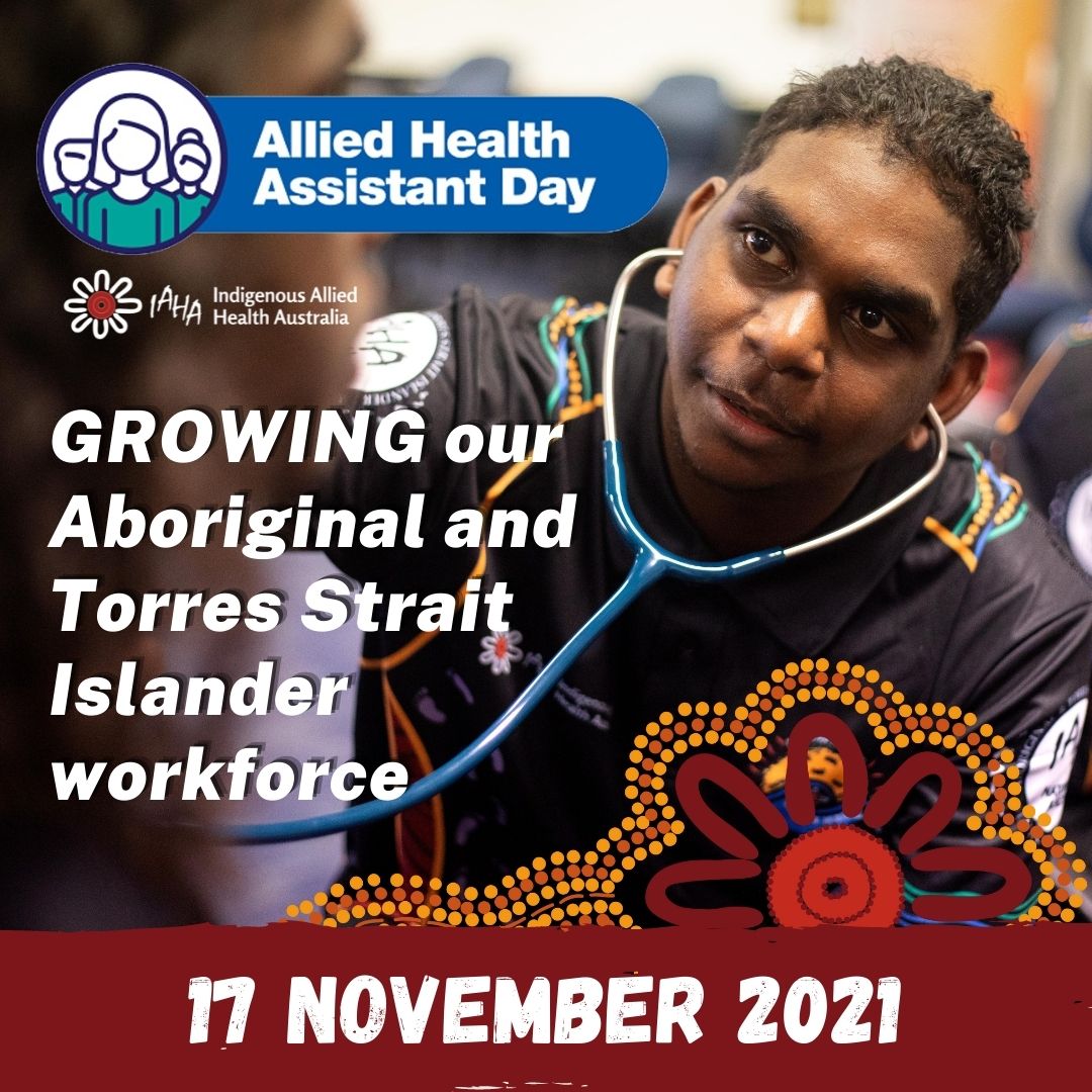 IAHA_National's tweet photo. *** 2021 Allied Health Assistant Day ***

GROWING OUR ABORIGINAL AND TORRES STRAIT ISLANDER WORKFORCE. https://t.co/vtDKmFsqtd 

#aha_day  #allied_health_assistant  
@MonashHealth https://t.co/NHBxeFM8pq