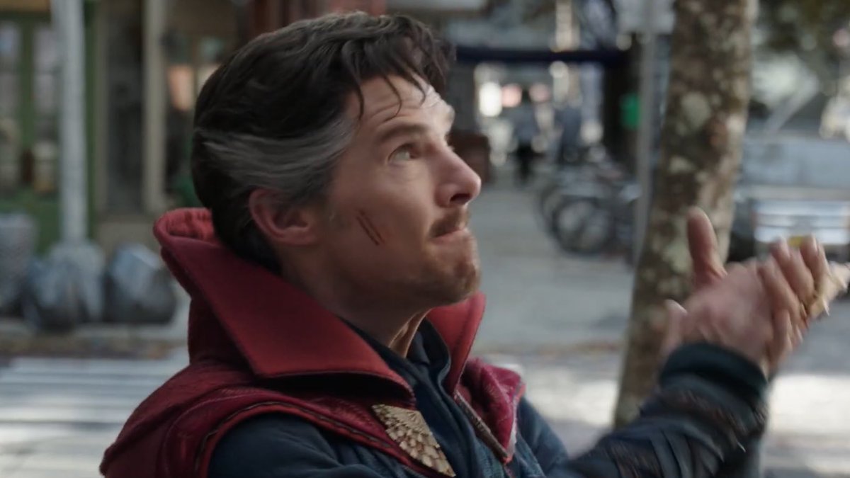 PeggyWhatif's tweet photo. DOCTOR STRANGE GOT PETER REAL GOOD 
#SpiderManNoWayHome https://t.co/TcoUjLai9A