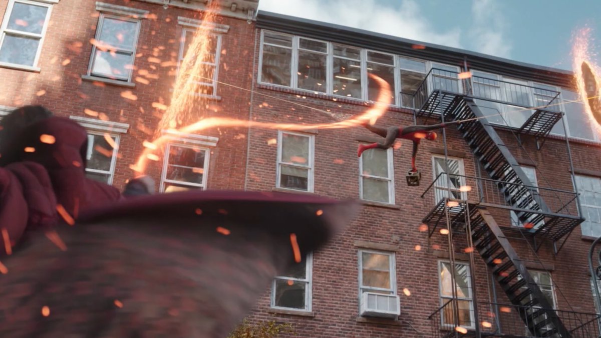 PeggyWhatif's tweet photo. DOCTOR STRANGE GOT PETER REAL GOOD 
#SpiderManNoWayHome https://t.co/TcoUjLai9A