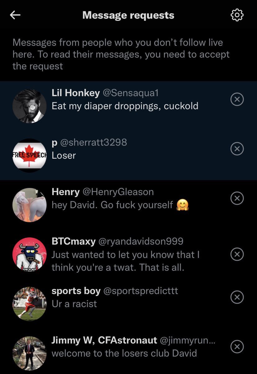 brainnest's tweet photo. Jordan Peterson is currently threatening to fight me and his frogboys are telling me to eat their diapers in the DMs. A perfect night on Twitter! https://t.co/V4hBjccUpW