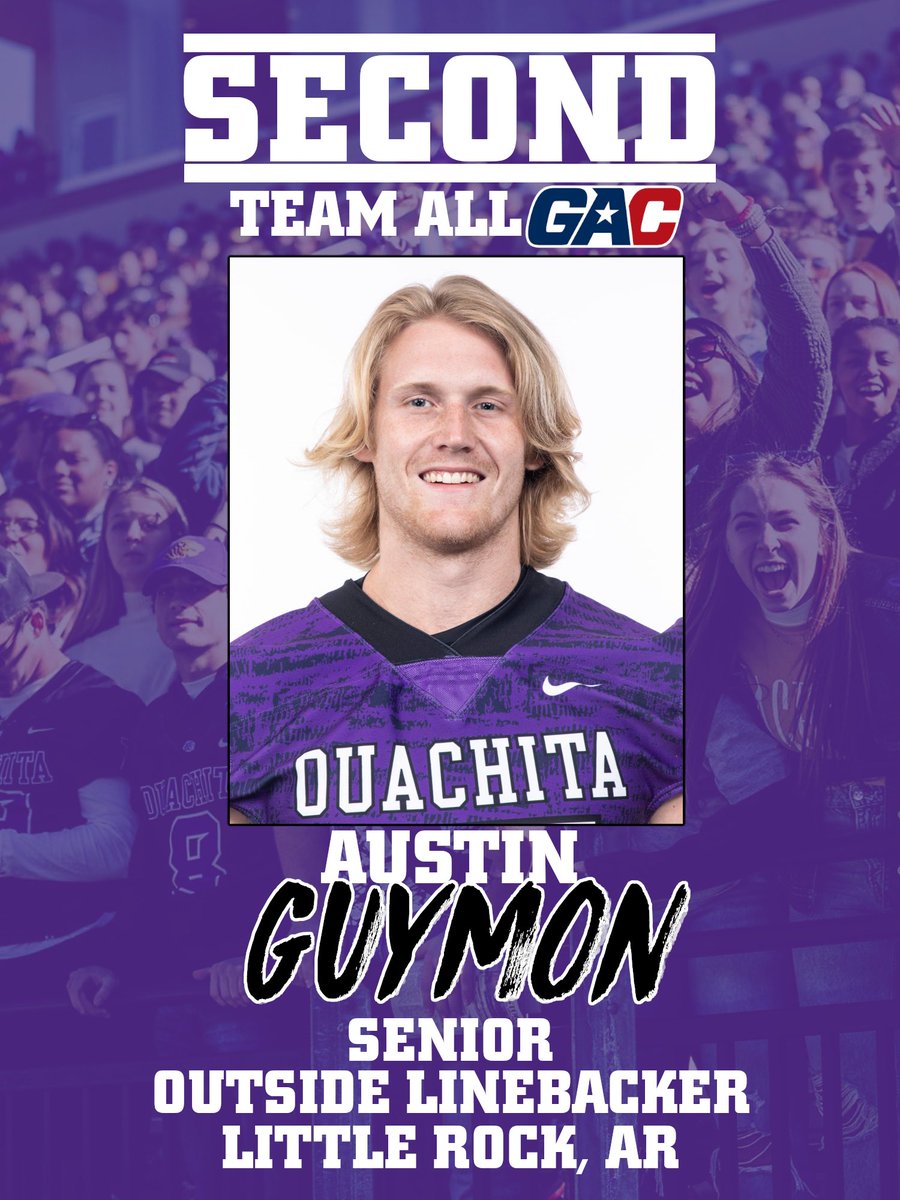 2nd Team All GAC | OLB Austin Guymon | Little Rock, Ar #FinishEmpty