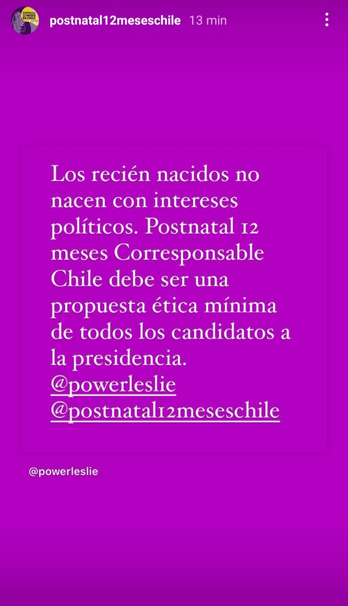postnatal12M's tweet photo. Los recién nacidos no pueden opinar, tampoco nacen con interés político, pero sí hay evidencia neurocientífica que plantea que los primeros años son vitales en cuanto a la salud emocional y física. #Postnatal12MesesChile debe ser una propuesta ética mínima de todos los candidatos https://t.co/9nOYEPvoS1