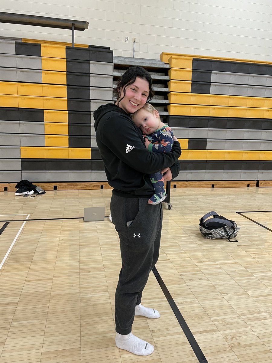 Parker had fun at practice today!