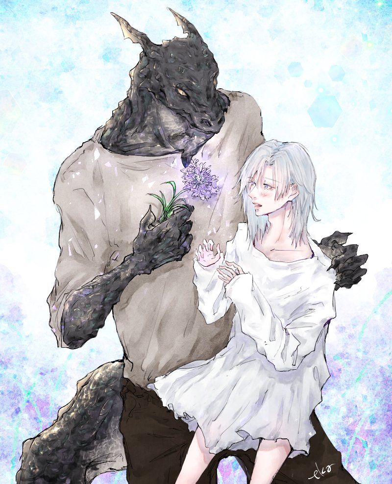 asako289's tweet photo. ■生きていても死んでいた https://t.co/EOr0FUnN0I
リザードマン×不憫青年

■願わくは、巡る季節の全てを共に https://t.co/gnQfsQERzE
四季を司る人外×娼館に囚われている男娼

■金の鳥は羽ばたかず、あまねく季節の契りを願う https://t.co/WMb8RHg7vV
年に一度しか会えない男×全く売れない男娼 https://t.co/UvunHNCpD1