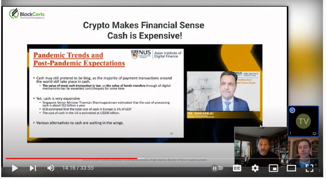 cmaeon's tweet photo. Top 10 Findings from the largest #Fintech #SFF2021 conference. 
#Crypto vs Cash? Did you know Cash is Expensive? 

Watch the World from Here Webinar now. 

Why efficiencies and cost will continue to expand #crypto
https://t.co/1qmCdqj7cw https://t.co/bSD2klpmXd