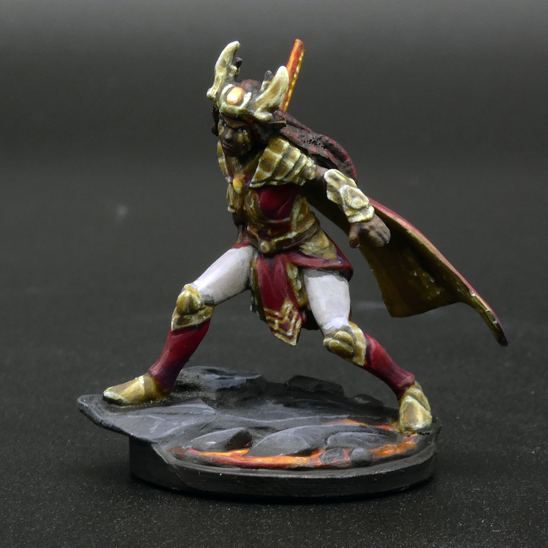 Mysteryblack2's tweet photo. In my first of the #battlecharged minis I painted Janai from @thedragonprince. #tdp #thedragonprince #tdpart #paintingminiatures #miniaturepainting #boardgames https://t.co/w5RNpeXPGO