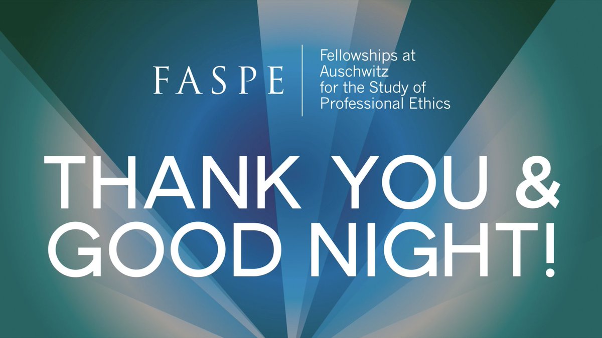 FASPEnews's tweet photo. To everyone who attended in person or joined us for the live stream, thank you for making the 2021 Awards for Ethical Leadership a memorable night! https://t.co/2A3ylWo2TX