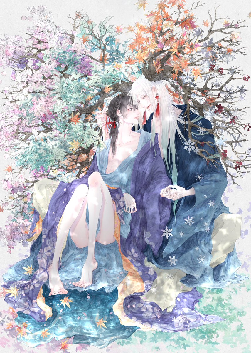 asako289's tweet photo. ■生きていても死んでいた https://t.co/EOr0FUnN0I
リザードマン×不憫青年

■願わくは、巡る季節の全てを共に https://t.co/gnQfsQERzE
四季を司る人外×娼館に囚われている男娼

■金の鳥は羽ばたかず、あまねく季節の契りを願う https://t.co/WMb8RHg7vV
年に一度しか会えない男×全く売れない男娼 https://t.co/UvunHNCpD1