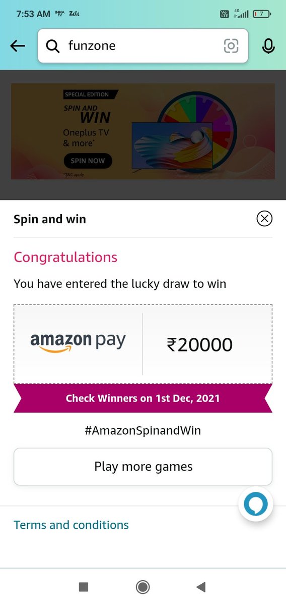 SamsuddinSidd17's tweet photo. #AmazonSpinandWin
#Amazon 
@amazonIN 
@amazon 
@amazonspin 
#AmazonPrimeVideo 
@amazongames https://t.co/zjJVBxl5fz