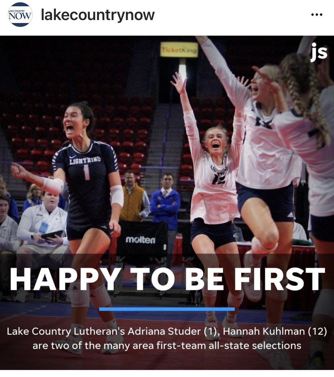Adriana Studer (@adrianastuder1) on Twitter photo Honored to be named to the First-Team All-State! <a href="/journalsentinel/">Journal Sentinel</a> @lakecountrypubs #wisvb <a href="/stingvb1988/">Milwaukee Sting 🏐</a> <a href="/lcl_lightning/">Lake Country Lutheran HS</a> <a href="/lcp_scottash/">Scott Ash</a> <a href="/CyrtHogg/">Curt Hogg</a> Honored to be named to the First-Team All-State! <a href="/journalsentinel/">Journal Sentinel</a> @lakecountrypubs #wisvb <a href="/stingvb1988/">Milwaukee Sting 🏐</a> <a href="/lcl_lightning/">Lake Country Lutheran HS</a> <a href="/lcp_scottash/">Scott Ash</a> <a href="/CyrtHogg/">Curt Hogg</a>