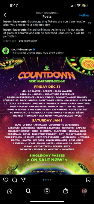 the line up for countdown is so good 🤤 https://t.co/pIDJr8YmCv